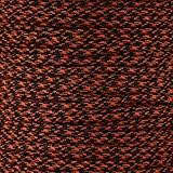 Paracord Planet 550 Paracord – Camo Colors – Ideal for Fishing Lines, Snares, Bracelets, Emergency and Survival Situations (25 Feet, Neon Orange and Black Camo)