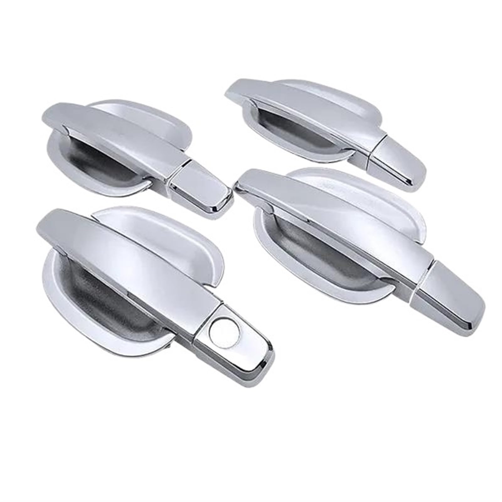 Lzbzhb 4Handlebowl 1Keyhole Car Exterior Outsidedoor Handle For For Cruze J300 2008~2016 Chrome Door Handle Cover Car Accessories Exterior Rustproof Corate Stickers(4Handlebowl 1Keyhole)