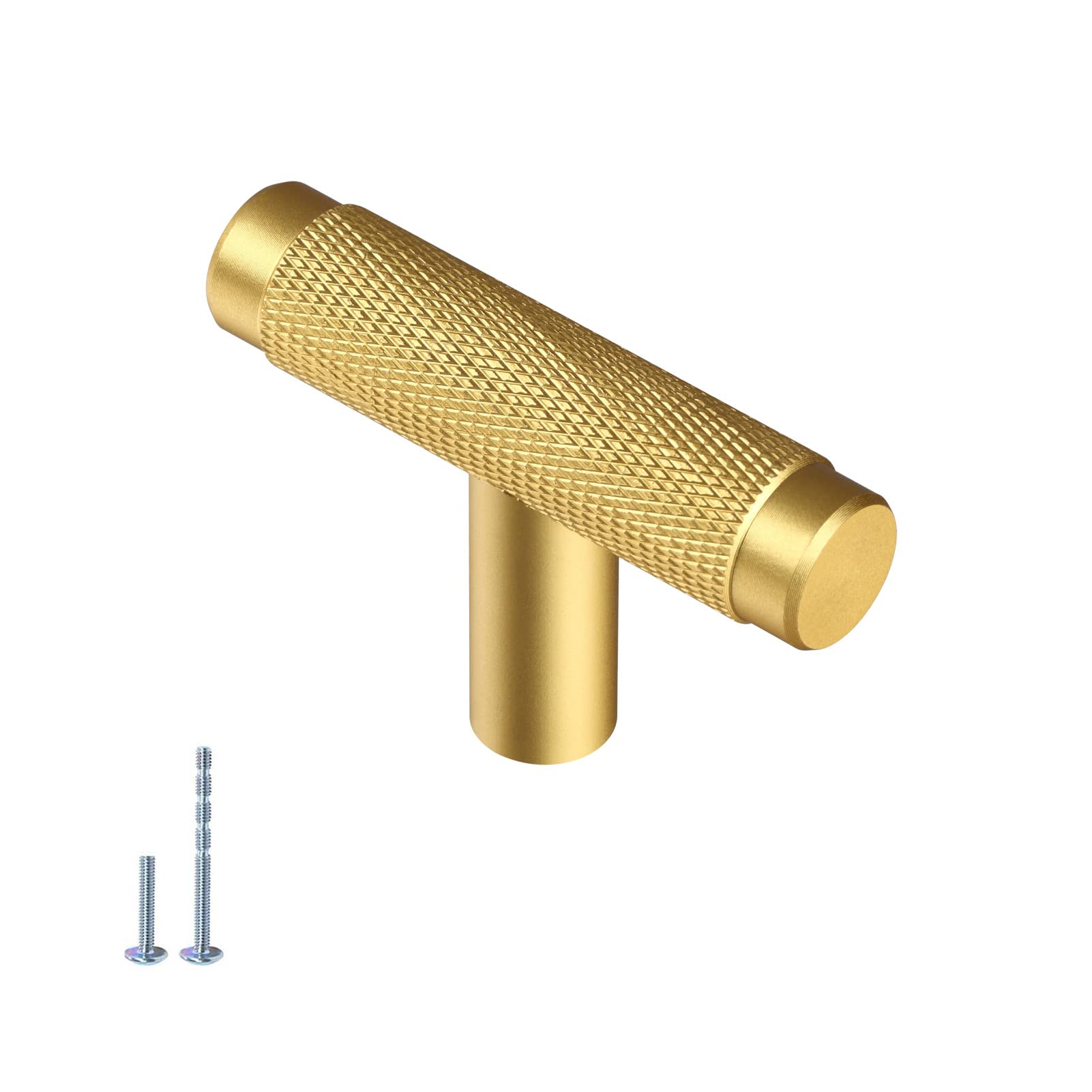 AITITAN 10 Pack Gold Drawer Knobs Gold Cupboard Knobs - 50mm Length Gold Cupboard Handles Kitchen Cabinet Knobs, Door Knobs and Gold Cabinet Handles