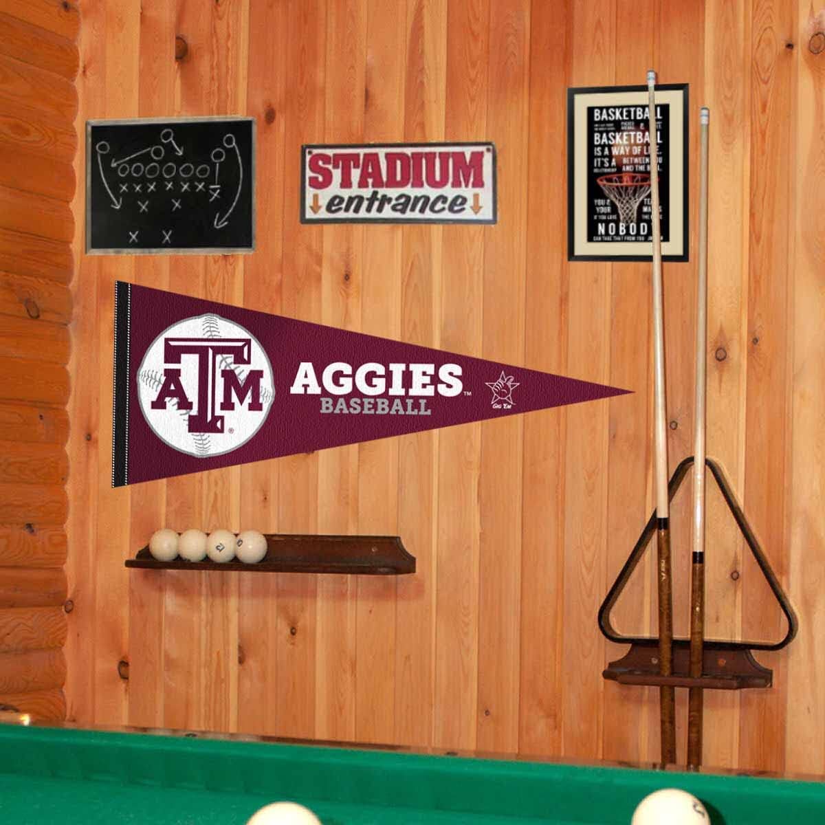 Texas A&M Aggies Baseball Pennant Full Size - Image 2