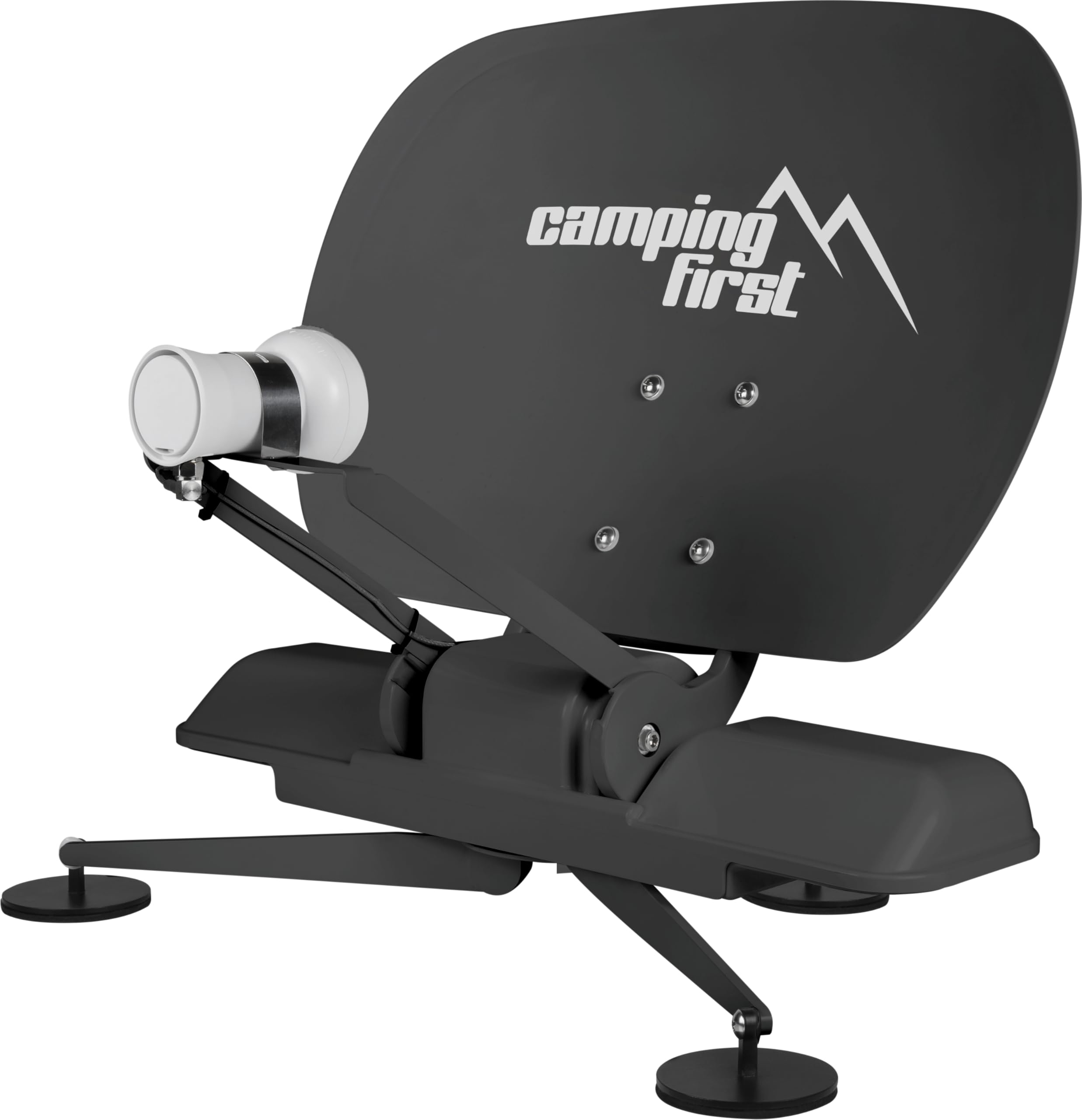 Satmex mobil 3 – Antenna sat mobile automatica – Antracite | Allineamento automatico su Astra 19,2°E, senza alimentazione esterna