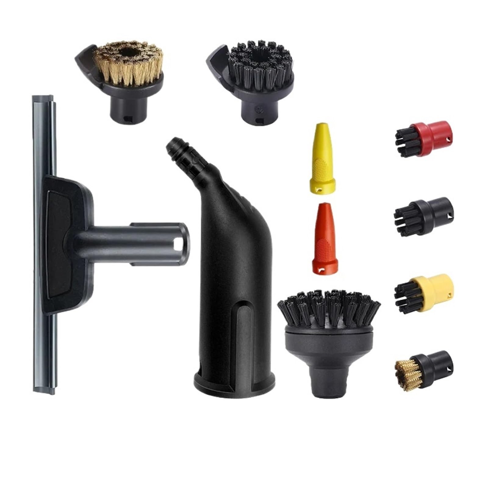 Compatible con SC1 SC2 SC3 SC4 SC5 SC7 CTK10 CTK20 Cabezal de Cepillo Vapor Mano Boquilla Potente Piezas Repuesto for aspiradora(Dark Khaki)