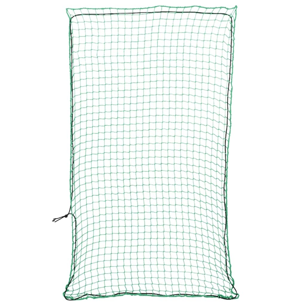 Mangloder Anhängernetz mit Gummiseil in Grün 2,5x1,5 m PP wetterfest und UV-beständig für Transport, Ladungssicherung, Fahrzeug, Kofferraum, Anhänger, SUV, Laderaum, Gepäcknetz, Staunetz