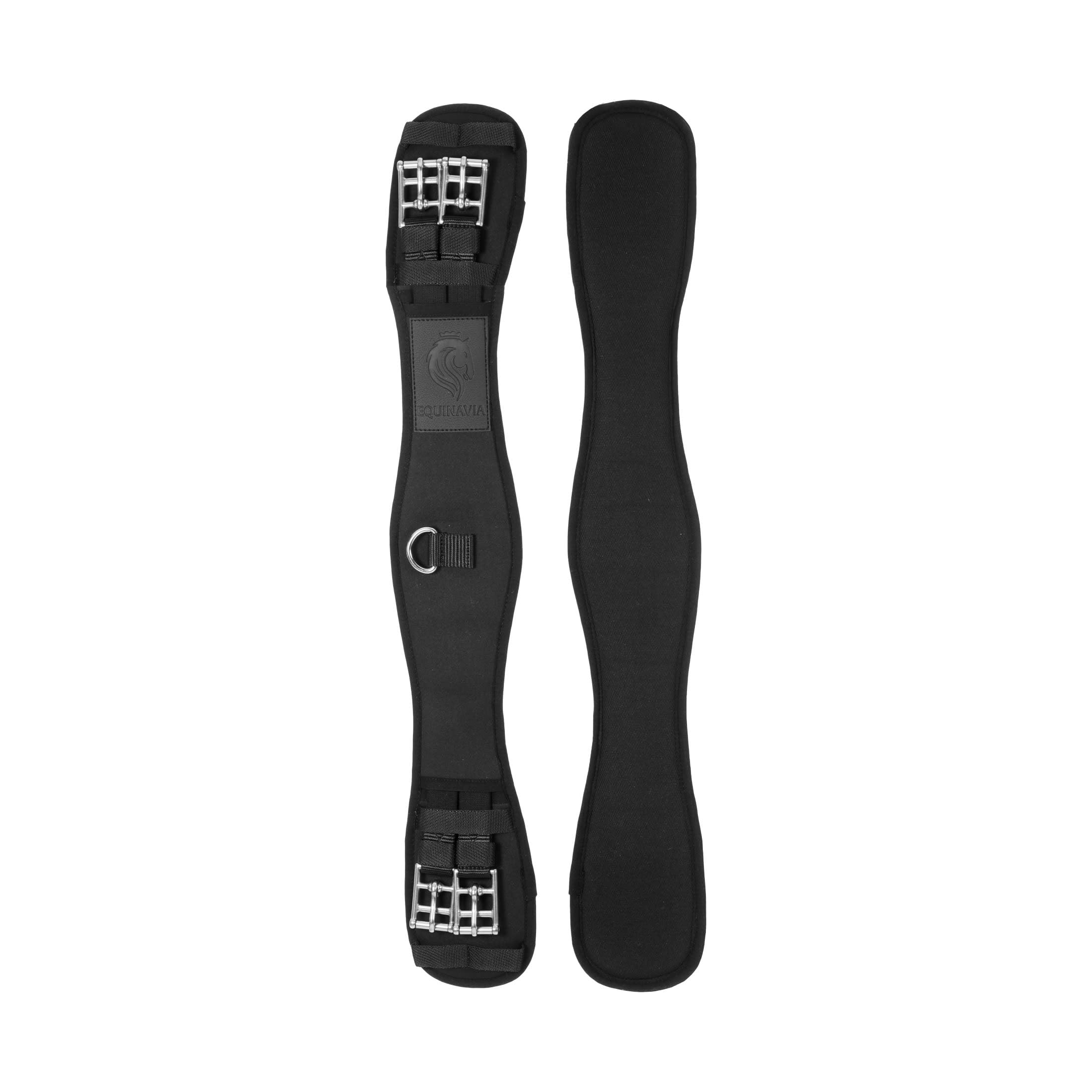 EQUINAVIA Saga Memory Foam Dressage Girth, Black, 28-in