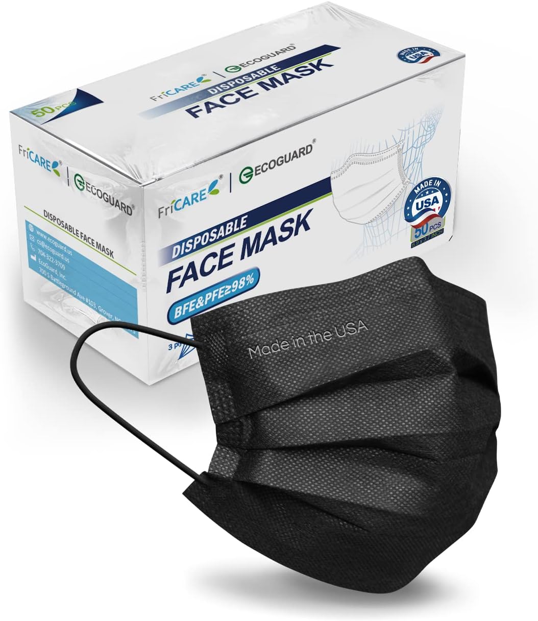 FriCARE ECOGUARD Level 3 Disposable Face Masks, 3 Kuwait Ubuy