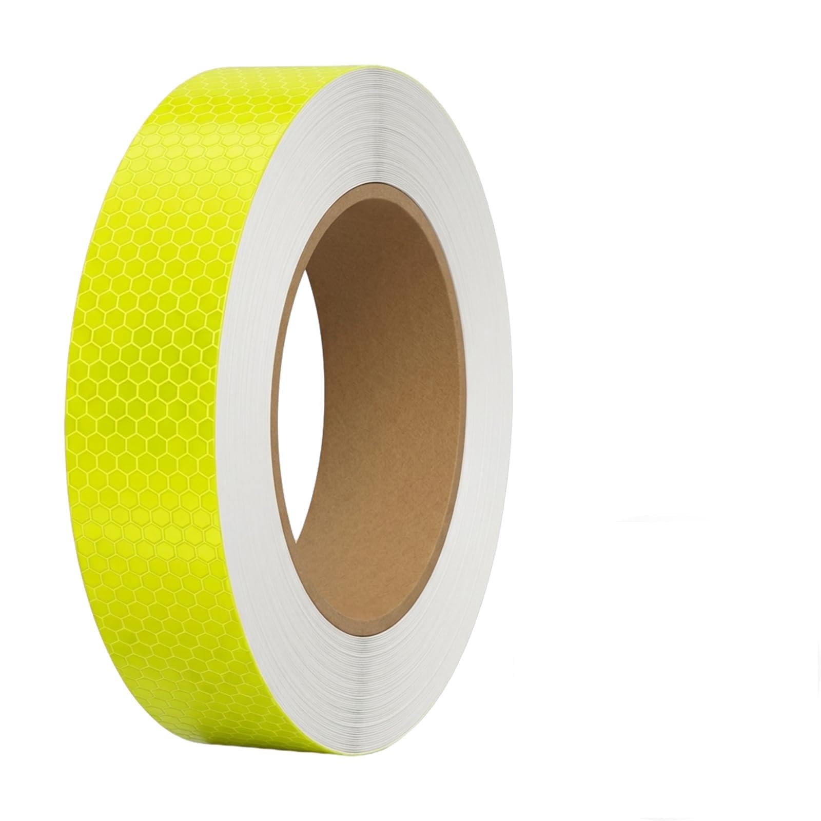 HX YUEGOUHUI Reflective Tape 2 cm X 10 m Fluorescent Yellow Safety Strips Outdoor Waterproof Self-Adhesive Hi Vis Warning Stickers Glow in The Dark for Bikes Motorcycles Helmets Backpacks Scooters