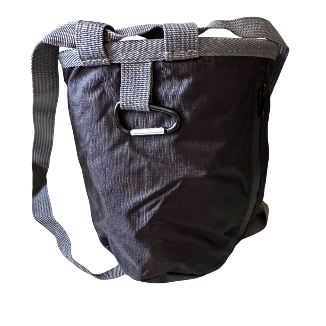 Kit Completo de Escalada Magnesio Chunky 400g + Chalk Bag + Cepillo – Regalo Escalada, Boulder, Halterofilia y Calistenia - Pack Escalada