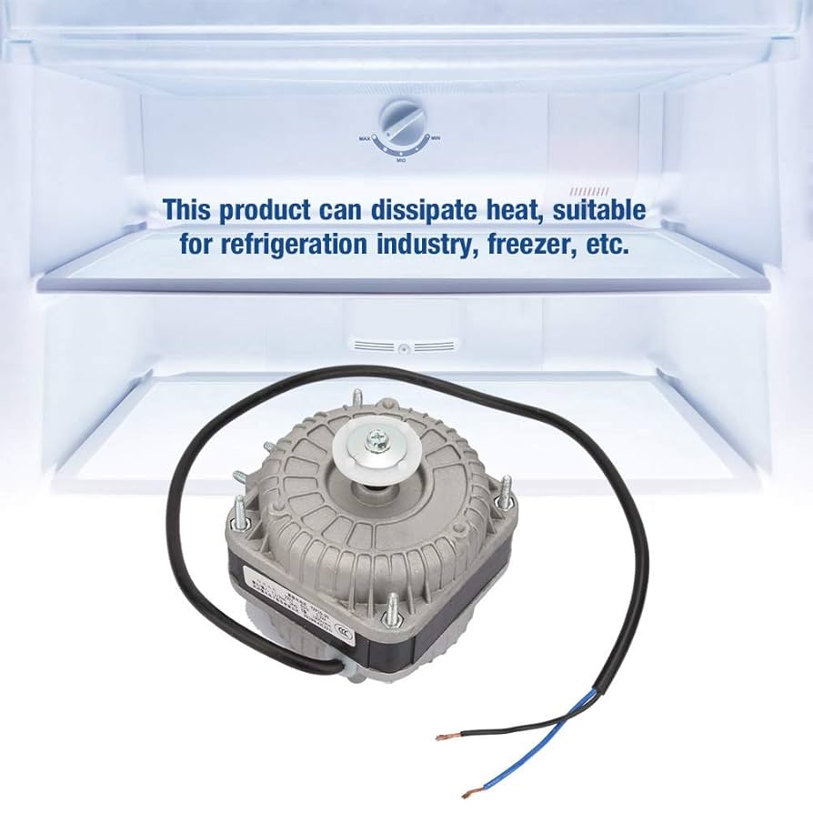 EAU63103001 RDD056X21 Refrigerator Condenser Fan Motor,Double Door Fan DC Motor Fit For Kenmore LG Refrigerator, DC 12V 0.51A Replace AP6235481