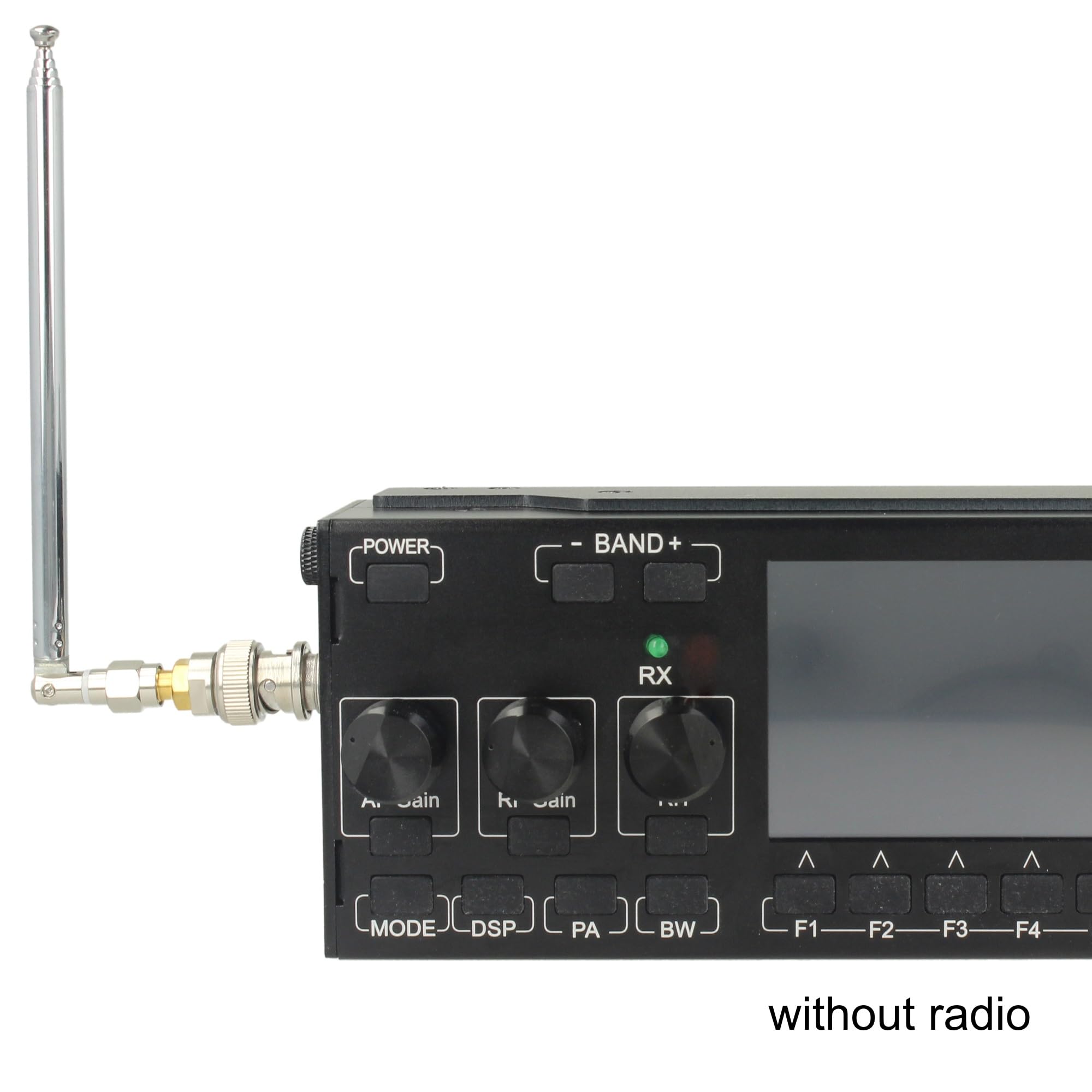 Antenna telescopica da 50 ohm (12-47 cm) con spina SMA - Antenna universale a banda larga per scanner, SDR, misuratori e radio amatoriale (40 MHz-6 GHz)