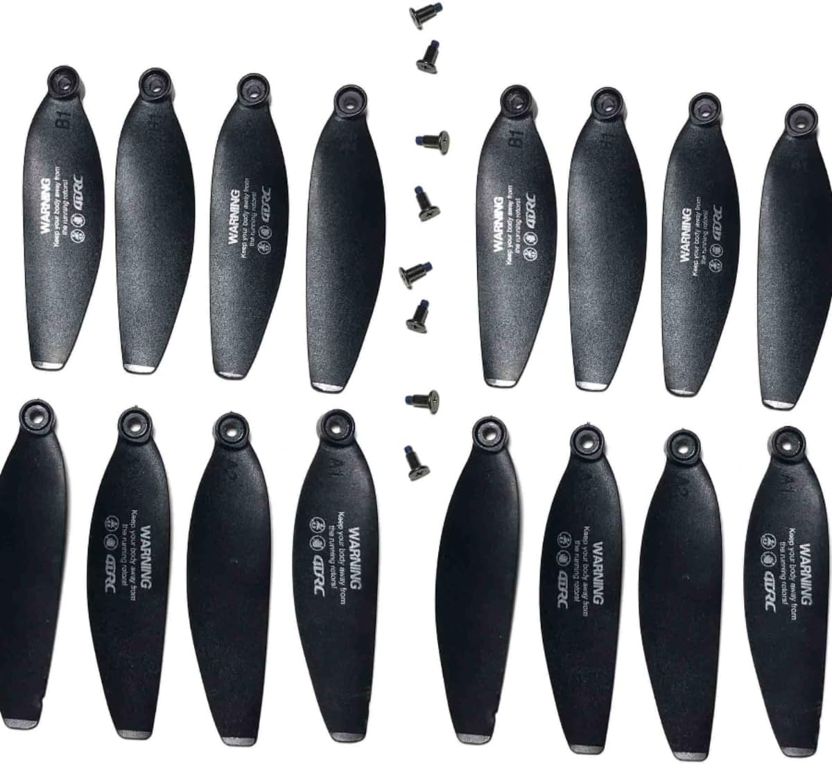 20 Pcs Propeller Blade Wing/Fit for 4DRC F8 Drone 4D-F8 4D-F9 F11 GPS RC Drone Spare Parts WiFi FPV RC Quadrotor Helicopter Accessories