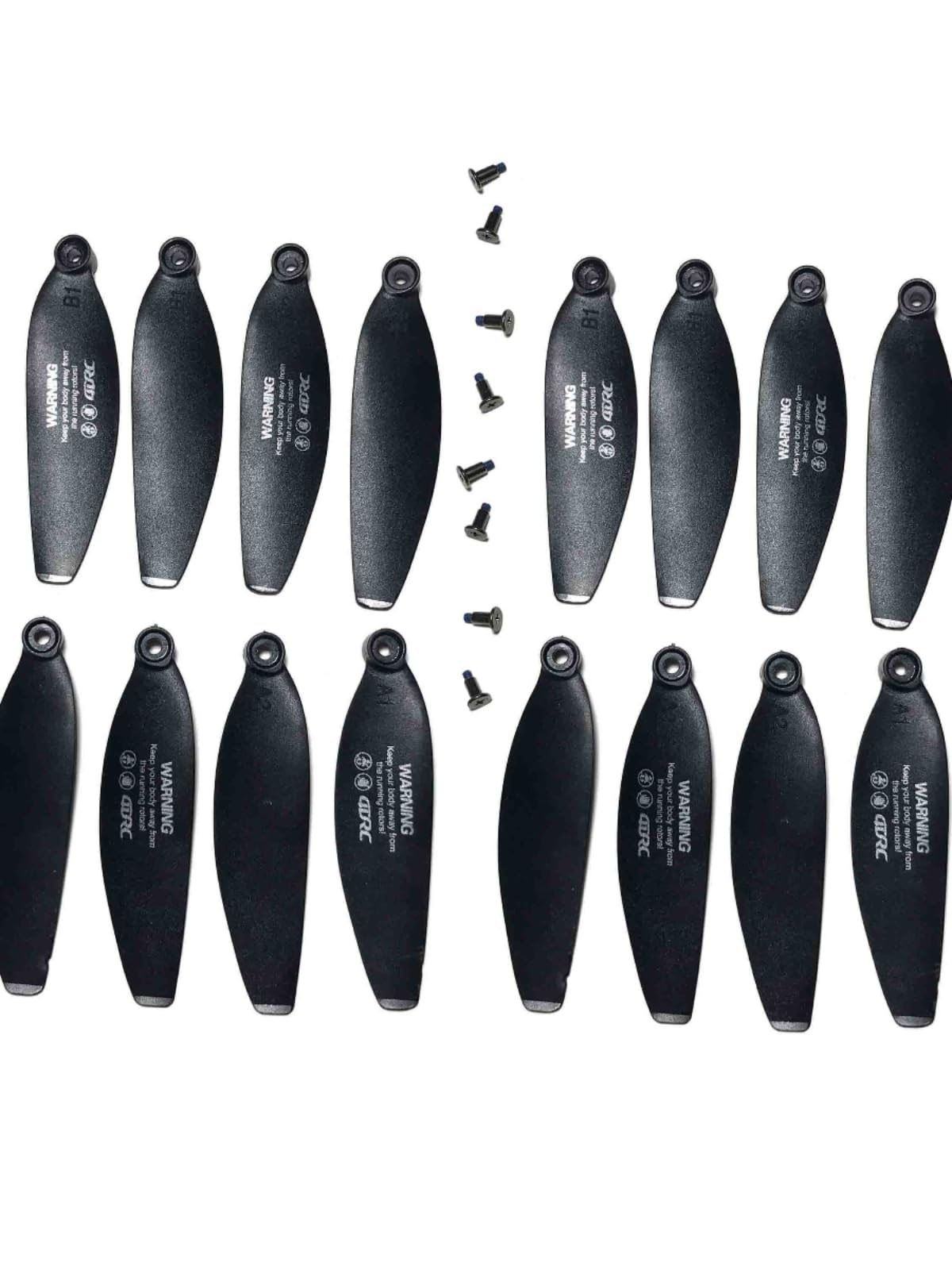 GRASKY 20 Pcs Propeller Blade Wing/Fit for 4DRC F8 Drone 4D-F8 4D-F9 F11 GPS RC Drone Spare Parts WiFi FPV RC Quadrotor Helicopter Accessories