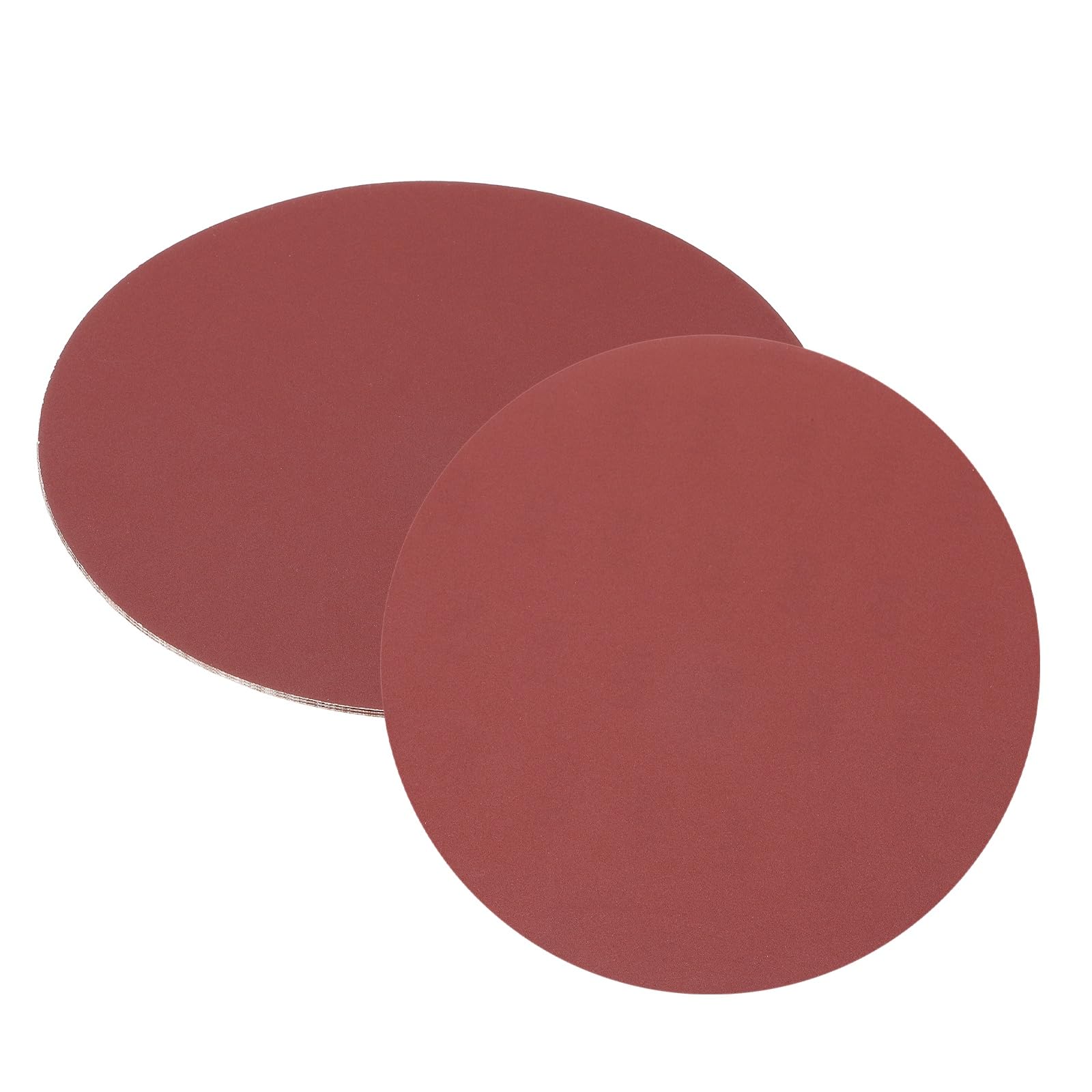 sourcing map 5pcs 250mm Sanding Discs, 240 Grits Aluminum Oxide Hook and Loop Stick Back Sandpapers, No-Hole Round Wet/Dry Sander Papers, Sand Auto Car Paint, Wood, Metal