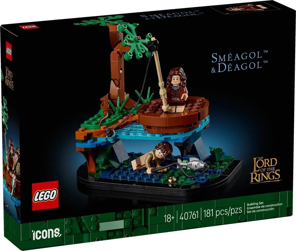 LEGO Icons The Lord of The Rings: Sméagol & Déagol (40761)
