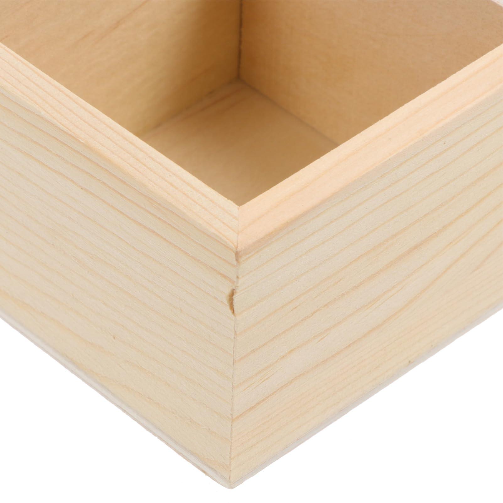 Alipis Holz Aufbewahrungsbox mit Fächern für Kosmetikartikel und Figuren