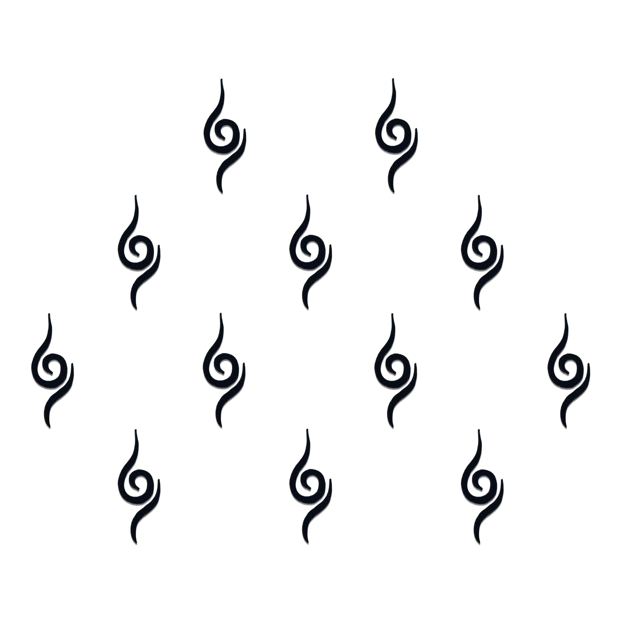 Comet Busters® Bindis – Black Snake Spiral Design – Reusable – 12 Bindis – Designer Bindi Stickers for Women & Girls (BIN2452) (10mm)-image-37