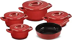 Ceraflame Conjunto Panelas de Cerâmica Duo+ Smart 5 Peças Pomodoro