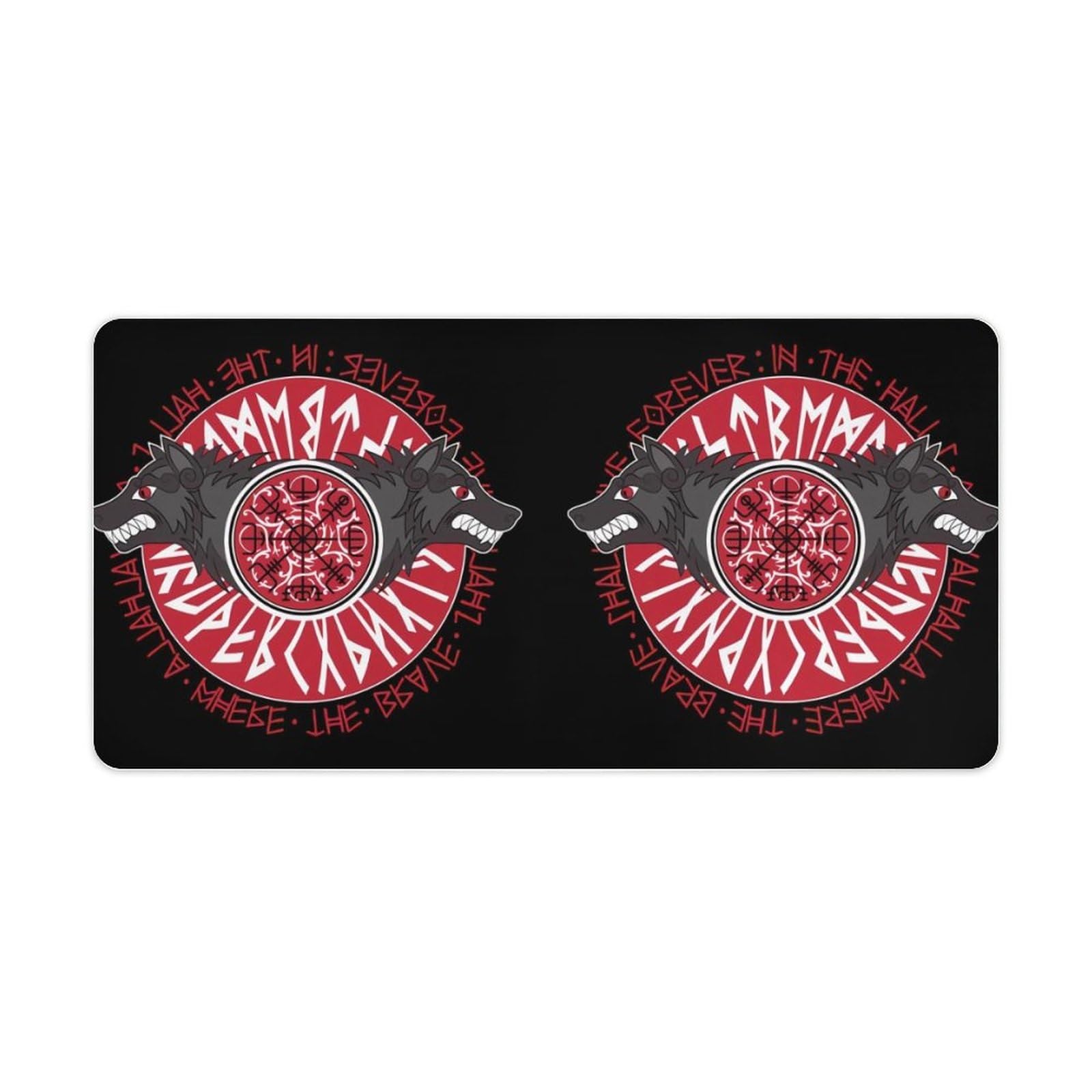 Tapis de souris rectangulaire Vegvisir pour corriger la glisse