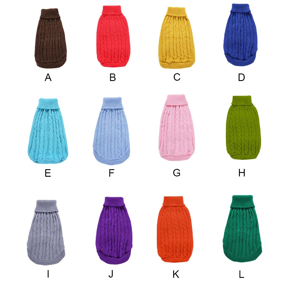 Lot de 3 chemises pour chiots sans boucles - Cadeau idéal pour animaux de compagnie - Vêtements multicolores - Pull exquis pour chiens - Rouge - XS