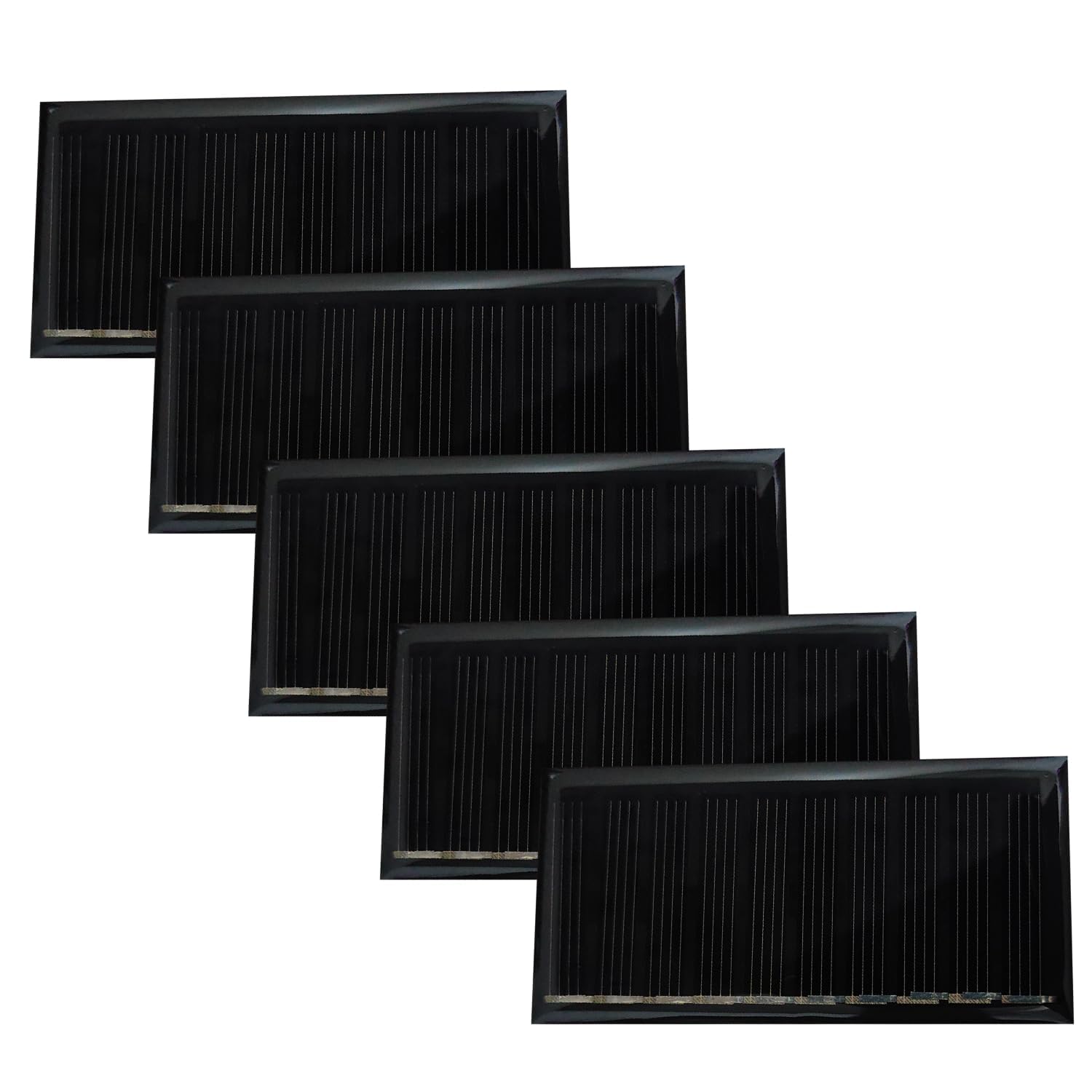 Electro Aluminum 5Pcs 80x40Mm Rectangle 6V 60Mah Mini Solar Panel for DIY Projects,-image-11