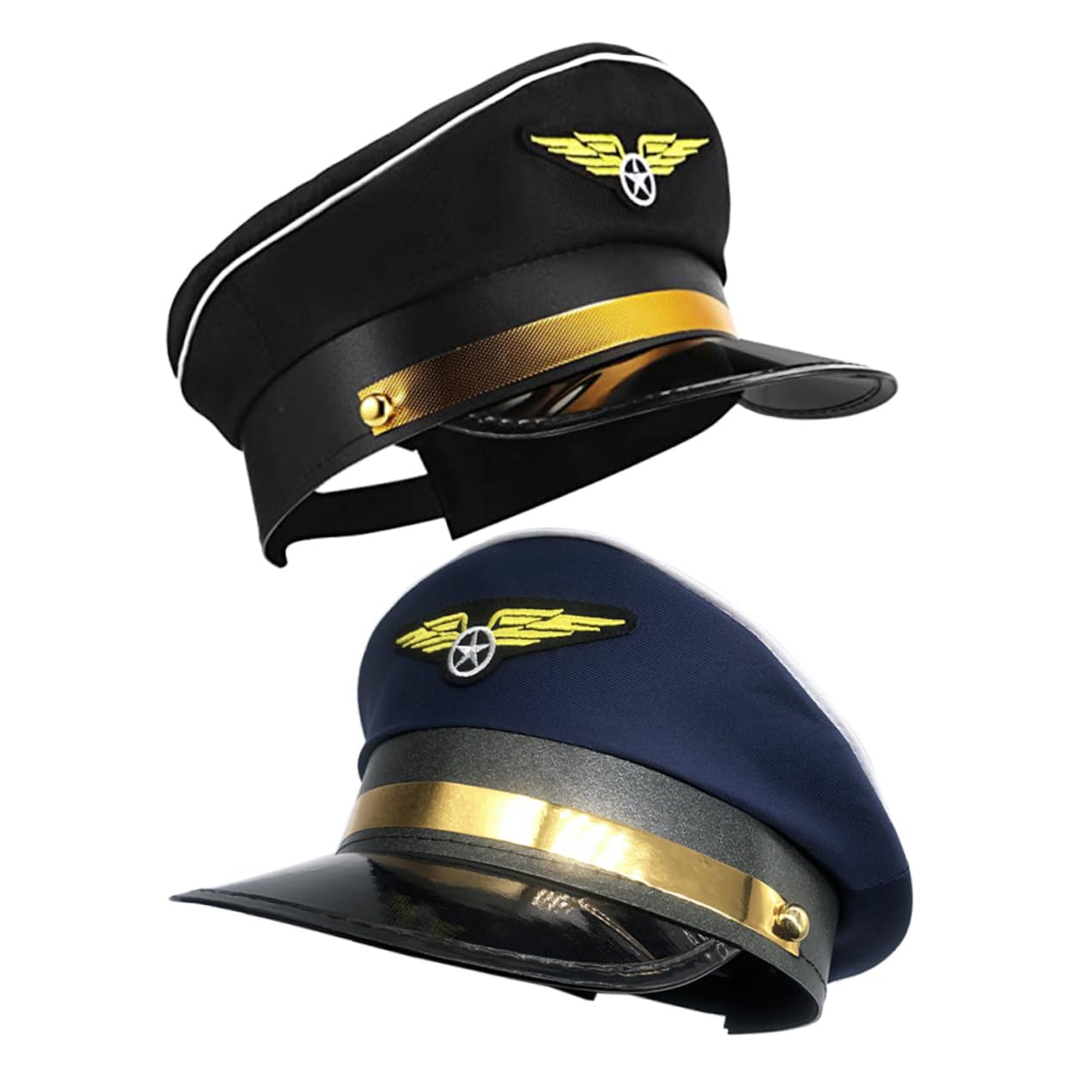 Healeved 10 Pezzi Cappello per Cosplay e Accessorio Costume Adatto per Feste Halloween Regolabile e Confortevole Blu