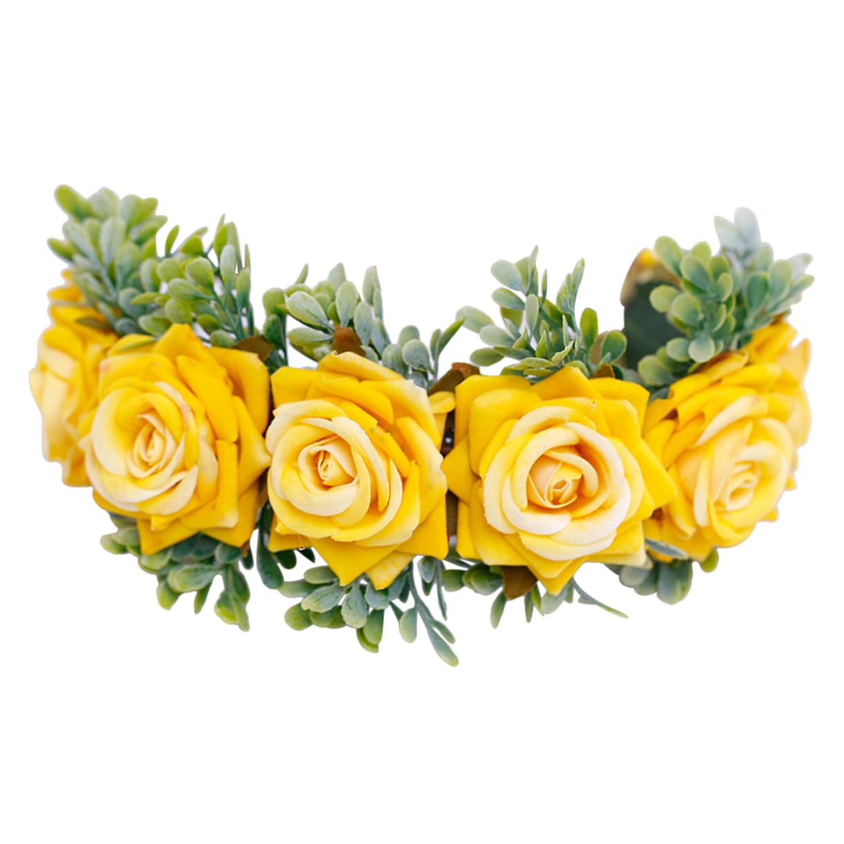 Housoutil 3piezas Diadema Floral Artificial Para Boda Tocado De Fiesta Para y Novias Accesorio De Cosplay Color