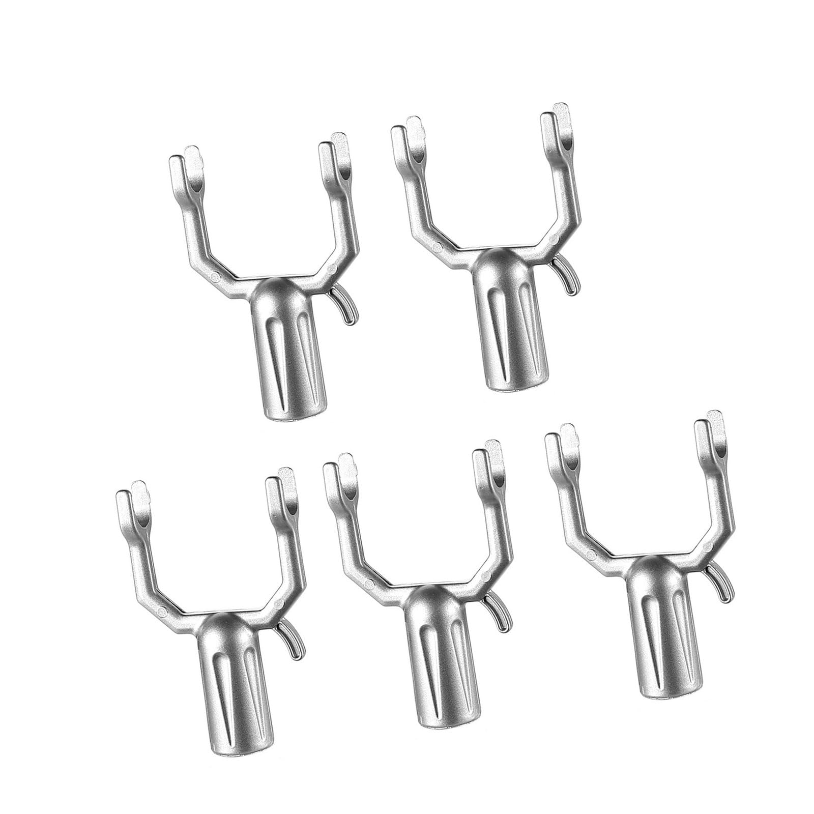Shurhome Sturdy Aluminum Garment Hanger Hook Accessory Thickened Construction Long Time Use Durability Aluminum Clothes Hook