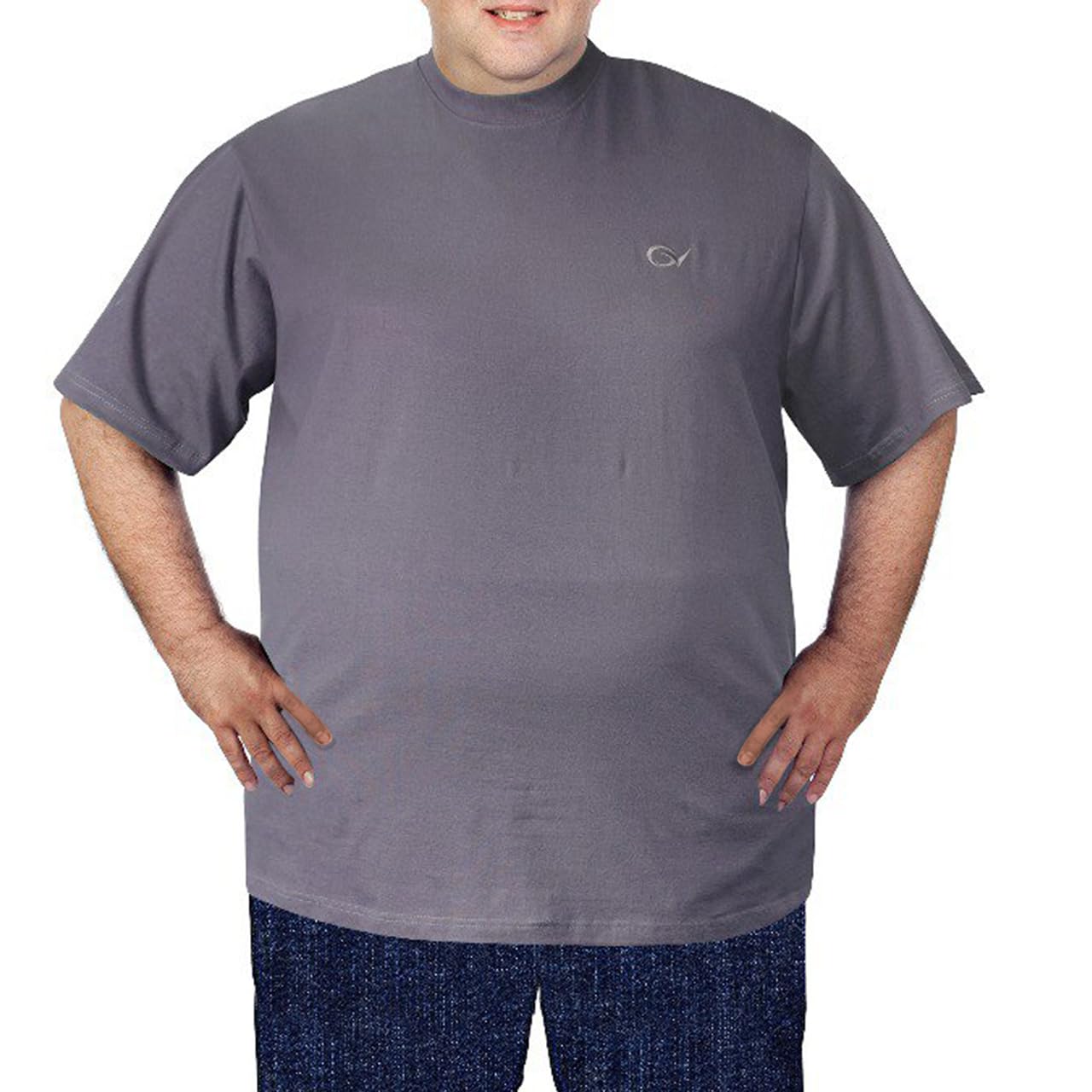 – OVERS Plus Size Big & Tall S/S Cotton R/N T-Shirts For Mens,100% Cotton H/S T-Shirts, Jumbo S/S T-Shirts For Mens,(2XLTo10XL)