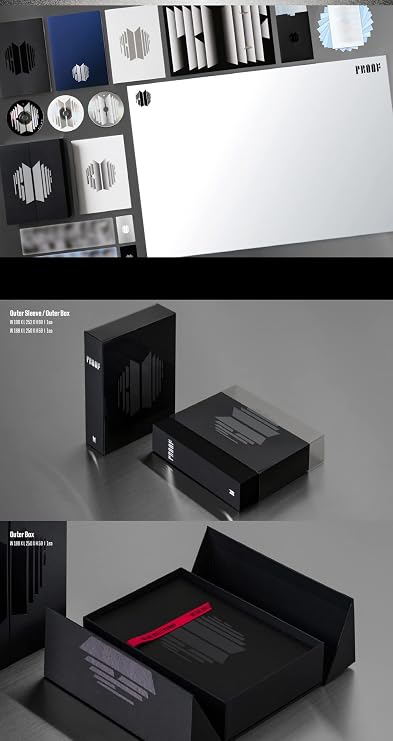Big Hit Entertainment BTS Bangtan Boys - Proof Standard Edition [BTS Anthology Album] CD + Folded Poster + Extra Photocards Set / K-Pop Sealed, 188 x 250 x 59 mm (BHE0116)