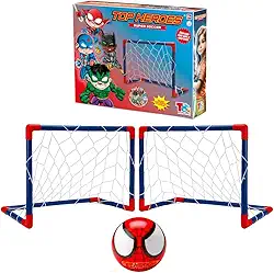 2 Golzinhos Futebol Infantil com Bola Macia Infantil Aranha