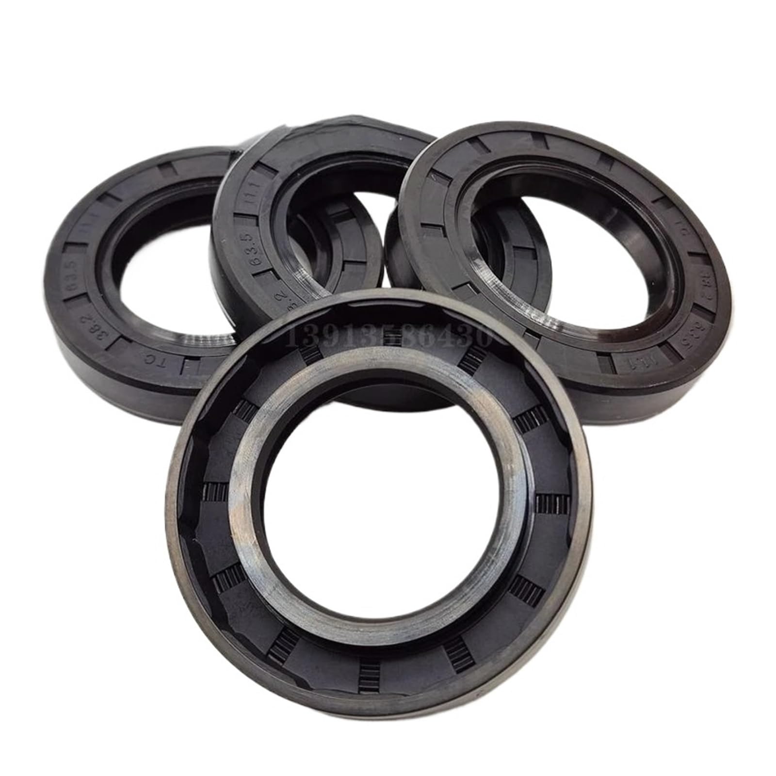 LEOTNNDQ 1pcs Skeleton Oil Seal TC19.05 * 31.75/33.32/33.35 * 6.35/.93/.95 NBR(3PCS-TC19.05x31.75x6)