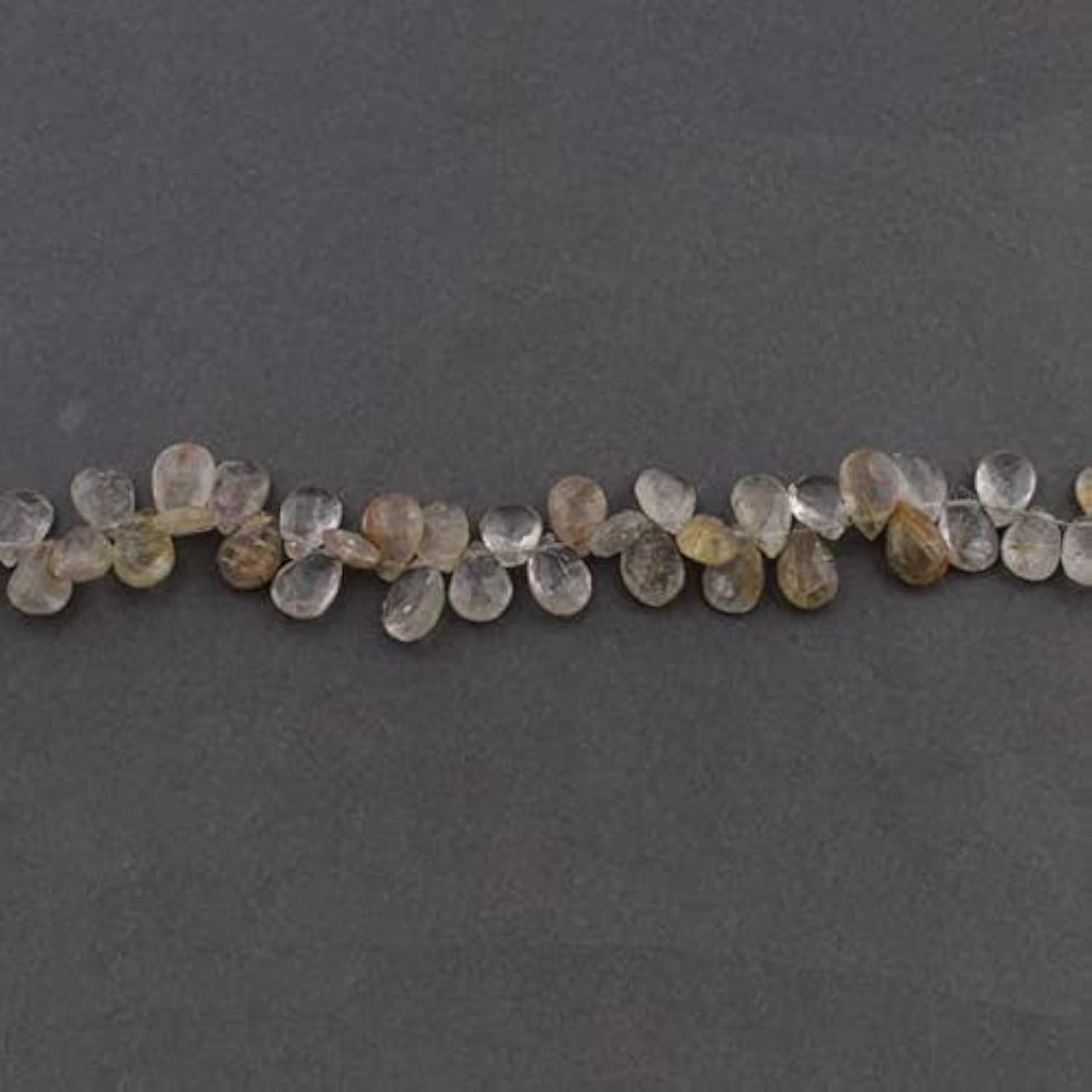 Quartz Golden Rutile en Goutte LKBEADS : Gemmes facettées d'exception pour joaillerie artisanale