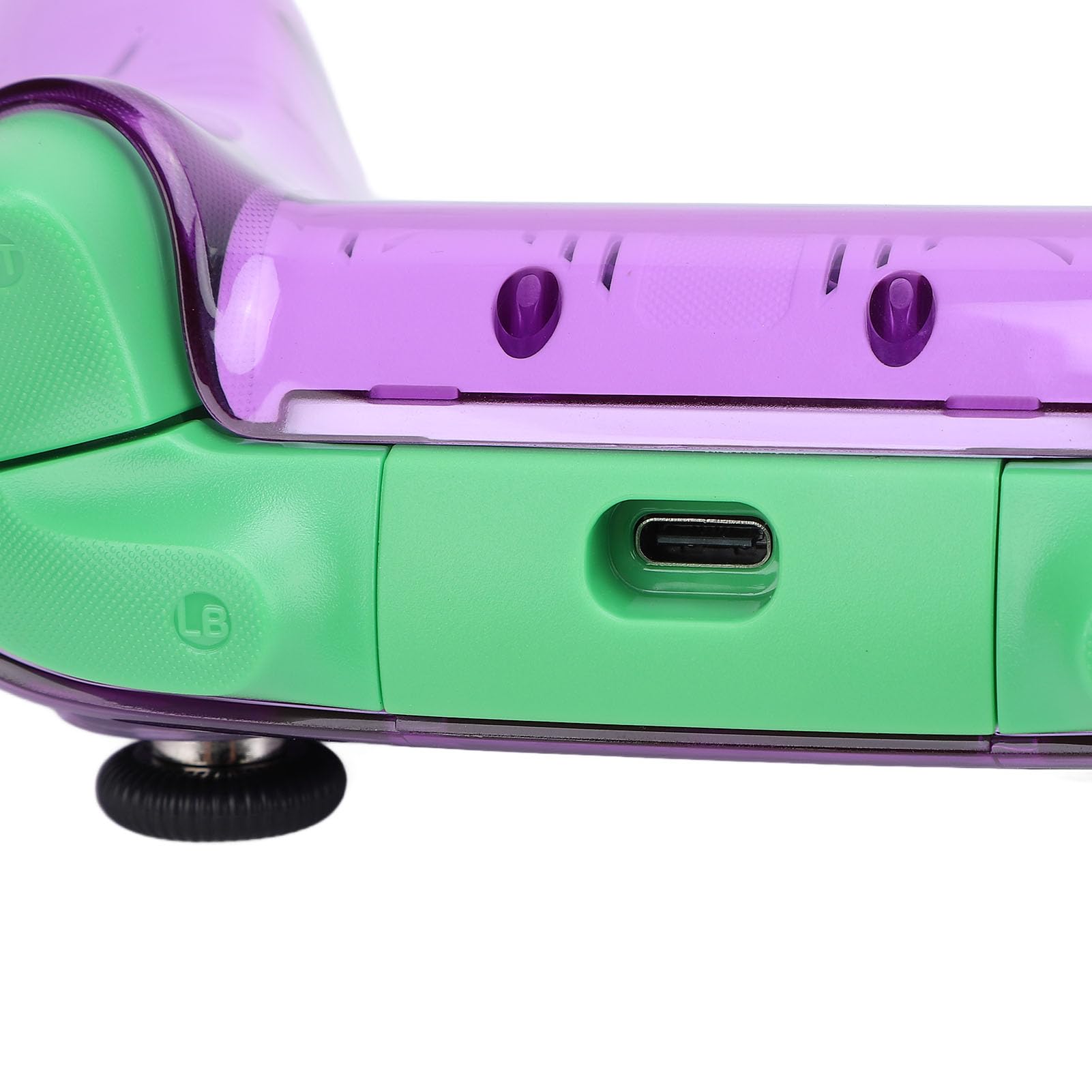 Interaktywny Kontroler Gier z Ekranem, Kontroler Gier z Efektem Halla na PC, IOS, Android, Joystick Gamepada, Czujnik Ruchu, światło RGB, Połączenie Bluetooth i 2.4G