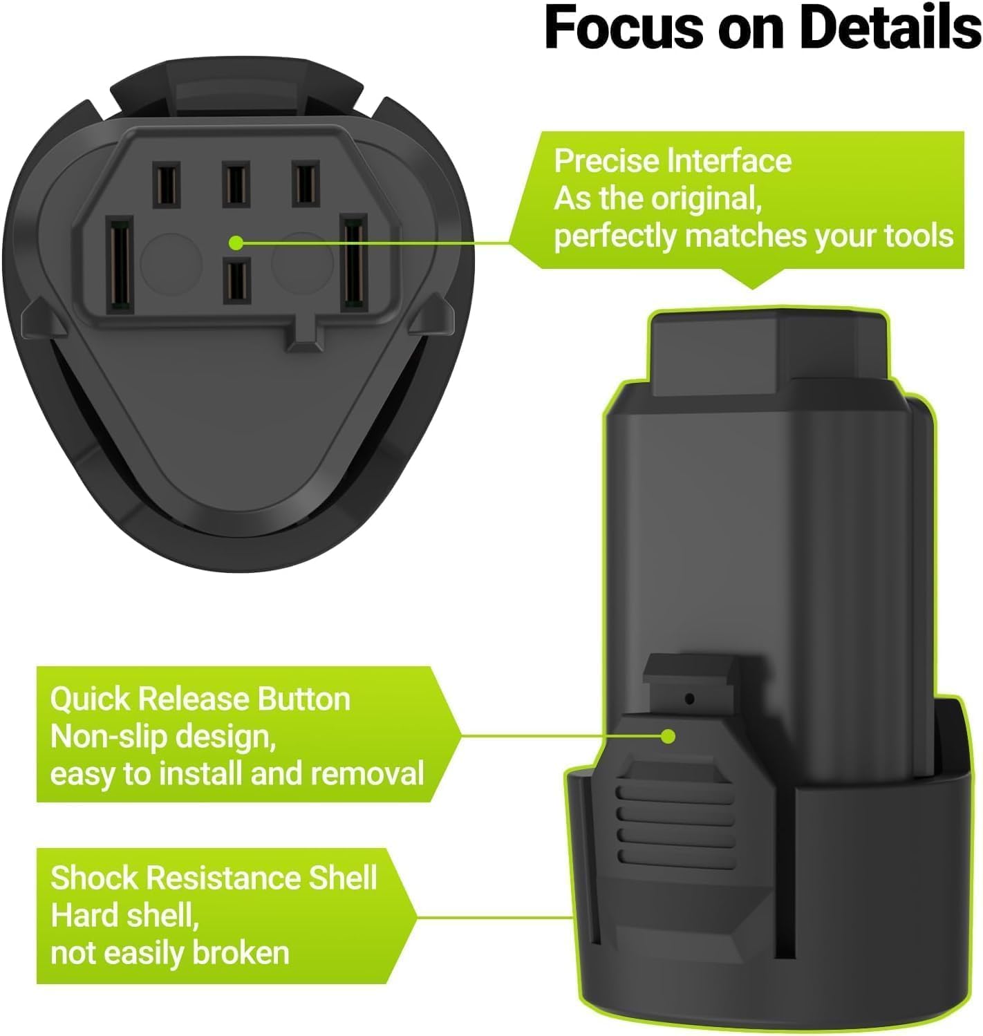 2 Pack 3.0Ah Replacement Battery for Ridgid 12v Battery R82007 R82008 R82009 R82048 R82049 R86048 AC82008 AC82049 AC82048 AC82059 130188001 130219001 130446011