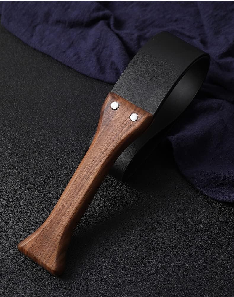 CDLV Whip Riding Crop for Horses Equestrian Leather Whip with Anti-Slip Wooden Handle Whip Training Horse Riding Whip for Couples