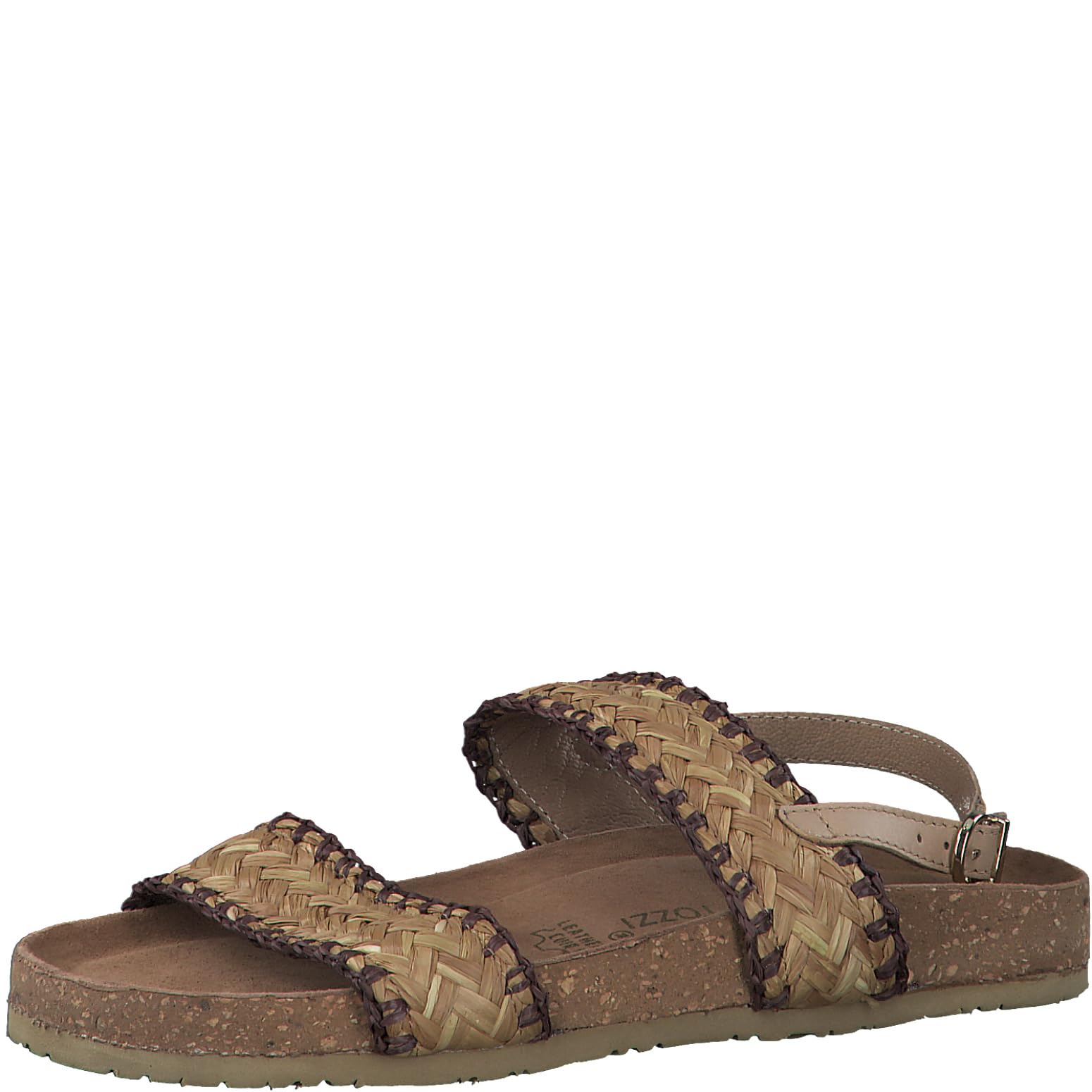 MARCO TOZZI Women's 2-28411-42 Heeled Sandal, Nature Comb, 5