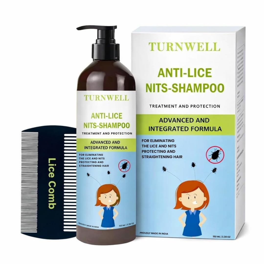 Natural Anti Lice & Nits Remover Shampoo | With Rosemary, Tea Tree & Neem Oil Extracts | Lice Cleansing & Hair Protection Shampoo | Removes Itching from the Source | Chemical-Free | For All Hair Types(Free Lice Comb)(Pack of 1 = 200 ml)-image-7
