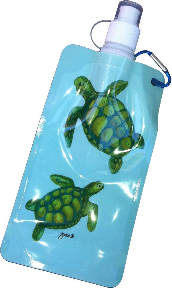 Gwens Nest Recycled Water Bottle - Turtles