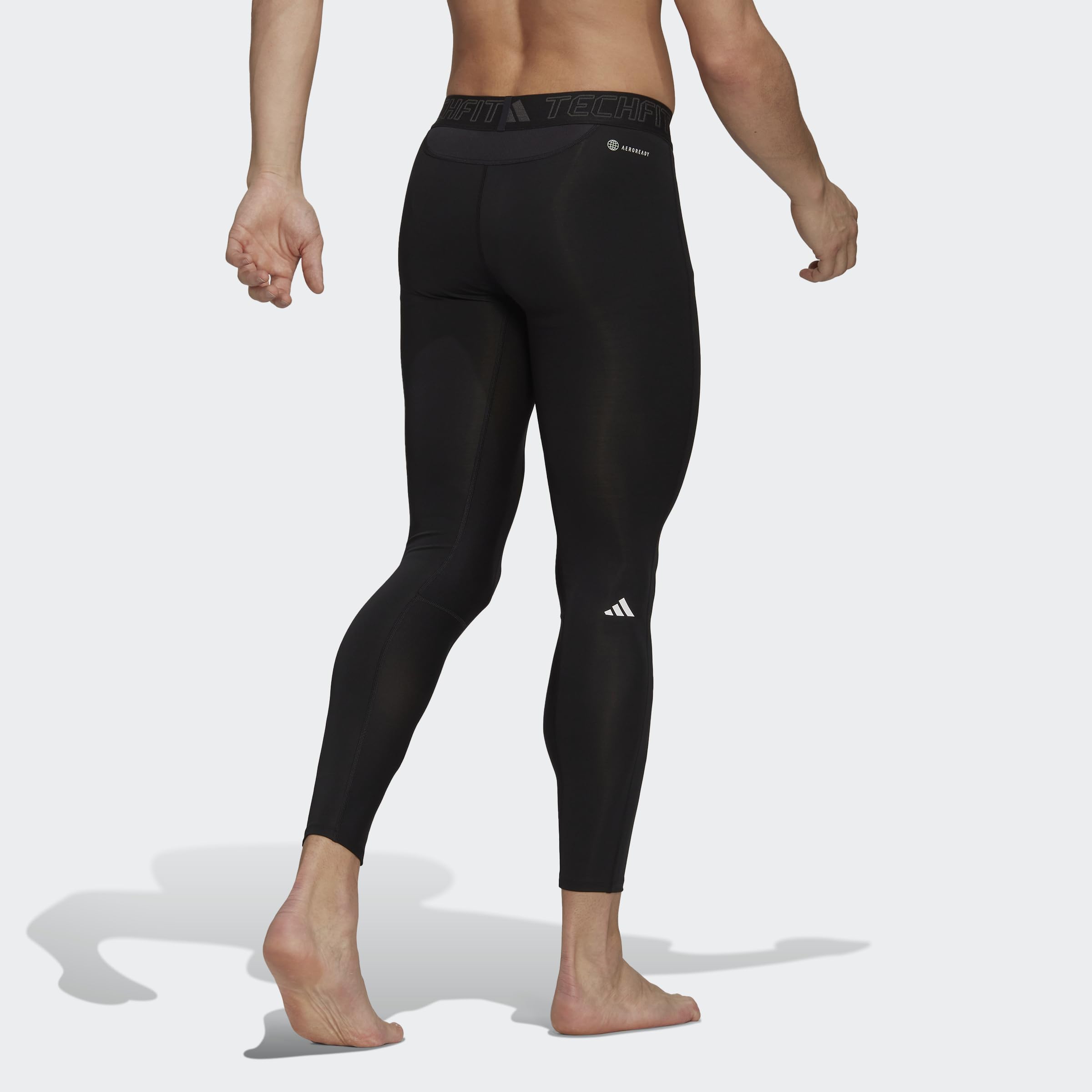 adidas Medias Largas de Entrenamiento Techfit - Leggings Hombre