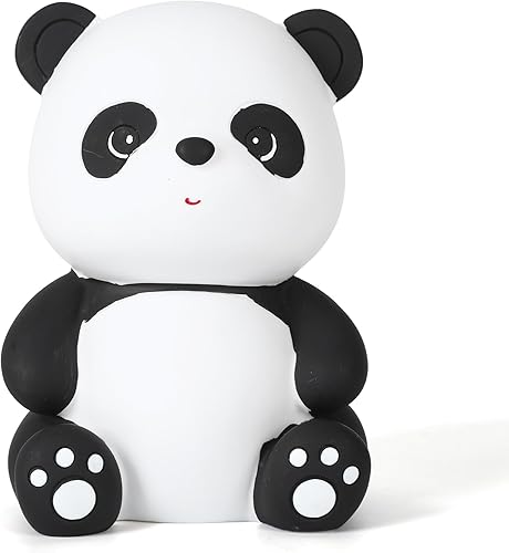 H&W Banco de dinero Panda, alcancía inastillable, primer banco de monedas, el mejor cumpleaños de Navidad para niños y niñas, decoración del hogar