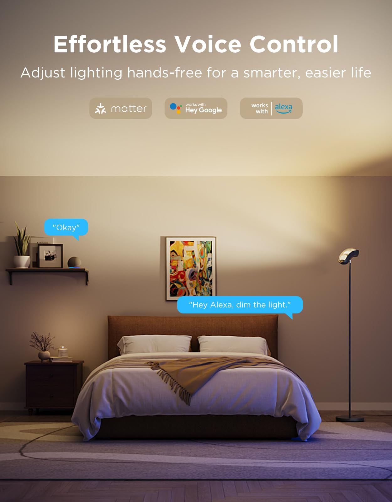 Govee Torchiere Lampara de Pie LED, RGBWWIC Lámpara con Control 3-Zonas, Compatible con Matter Alexa, 77 Escenas & Sinc Musical, 170 cm Lampara Negro para Sala de Estar, Dormitorio e Techo