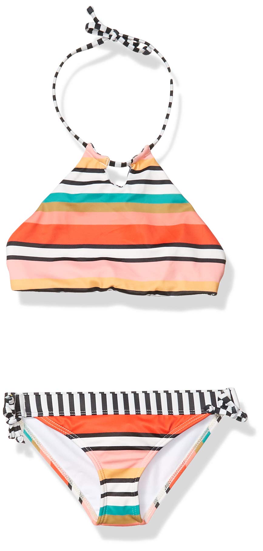 Billabong Girl's Rad Wave Hi Neck Two Piece Swim Set Bikini Set