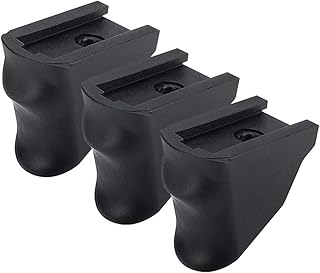 Grip 3 Pieces Extensions Fits Smith & Wesson Bodyguard 380 & M&P Bodyguard 380 Black - Aecktech