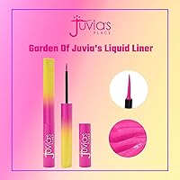 Vista 4 de Juvia's Place Garden Of Juvia's Liquid Liner Pink Hibiscus - Rosa fucsia brillante, maquillaje líquido de color intenso, sin crueldad, a prueba
