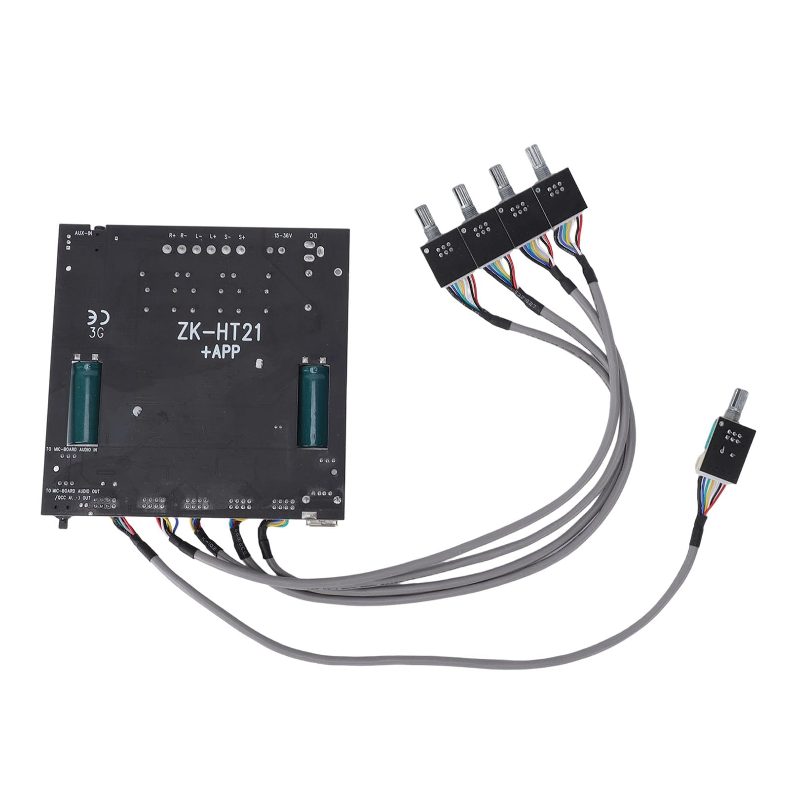 FILFEEL TDA7498E 2. moduł Płytki Wzmacniacza Mocy – 160 W X 2 + 220 W Wyjście Subwoofera z 5.0, /USB/sterowanie za pomocą Aplikacji, Obsługa Szerokiej Impedancji Głośników, Wejście DC 15–36 V