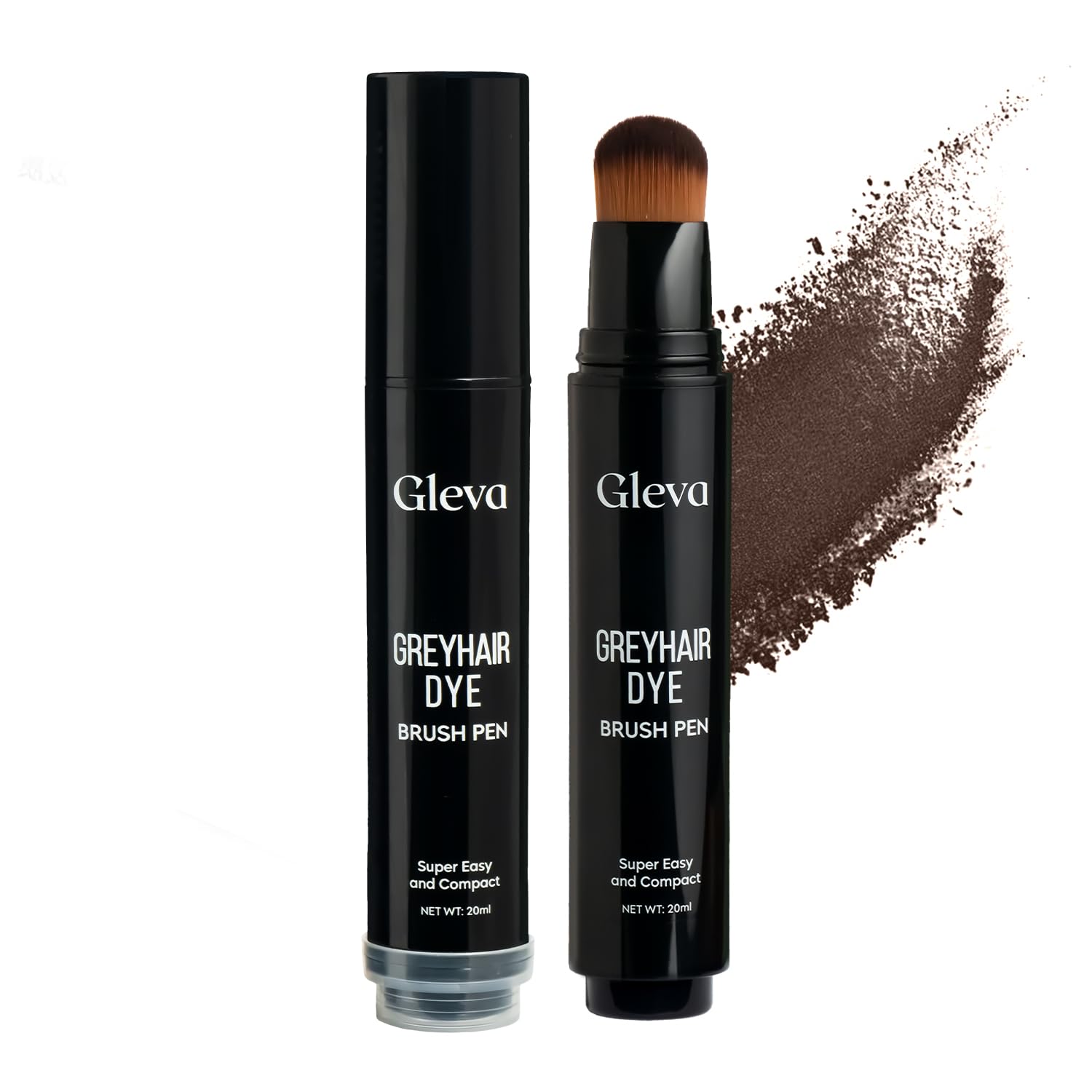 Gleva Grey Hair-Dye Hair Coloring Brush Pen - Root Touch Up Semi-Permanent Root GreyHair Coverage Brush Pen, HairDye Pen Haircolor Touch-Up Stick To Cover Grey Root-image-35