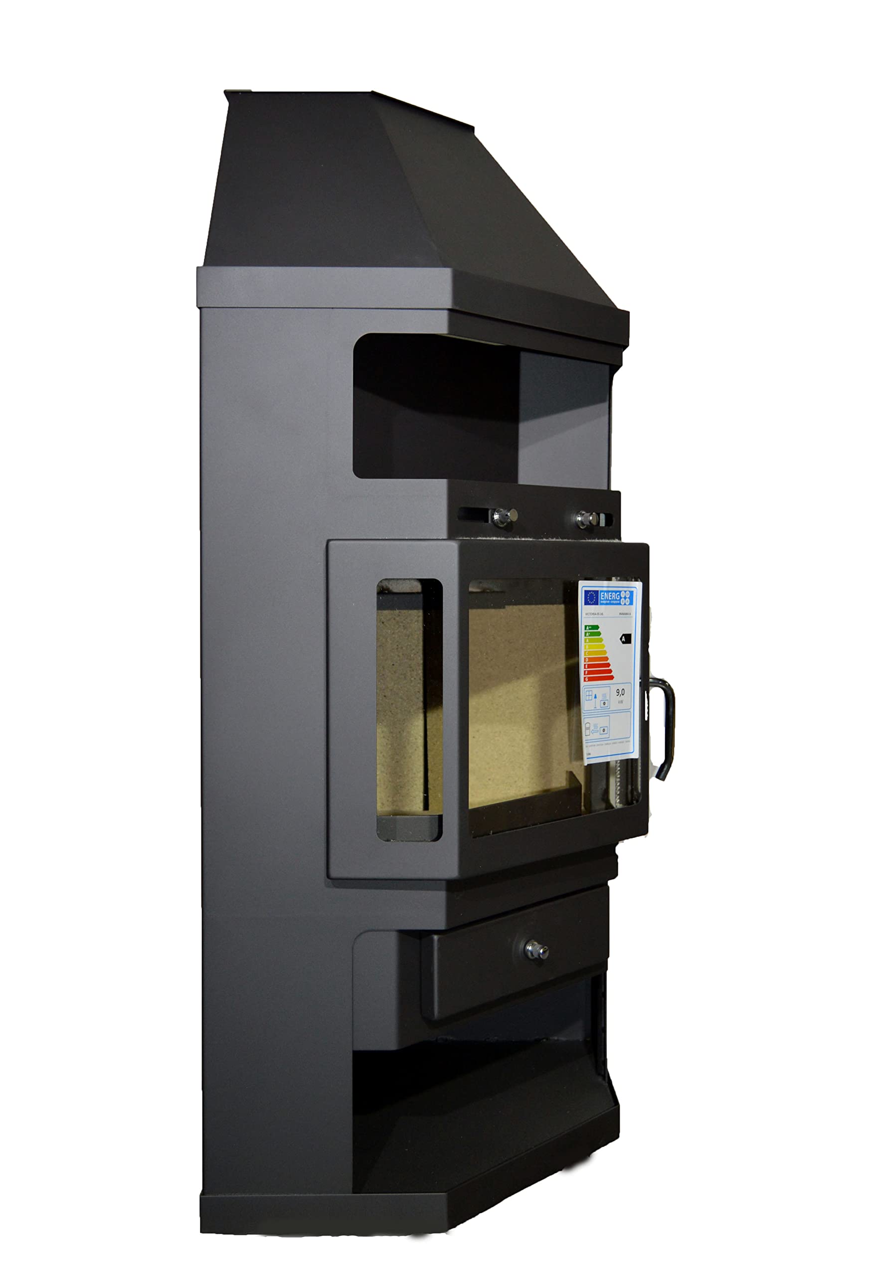 EEK A Eck-Kaminofen - Kaminofen Victoria 05 Panama A 9.0 kW