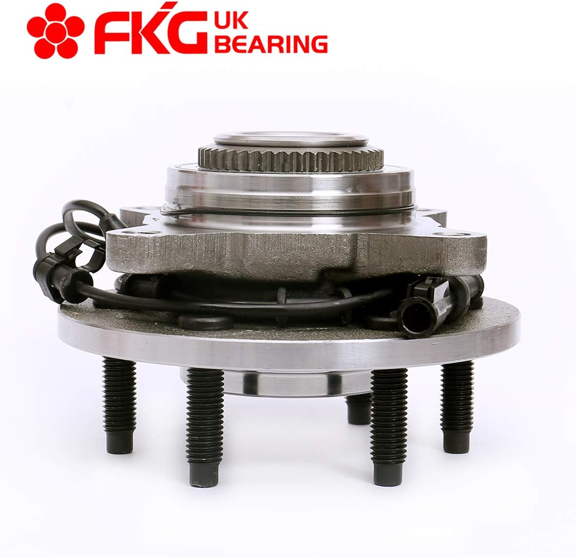 FKG 515043 Front Wheel Bearing Hub Assembly fit for 2003-2006 Ford Expedition (4WD), 2003-2006 Lincoln Navigator (4WD, AWD), Set of 2
