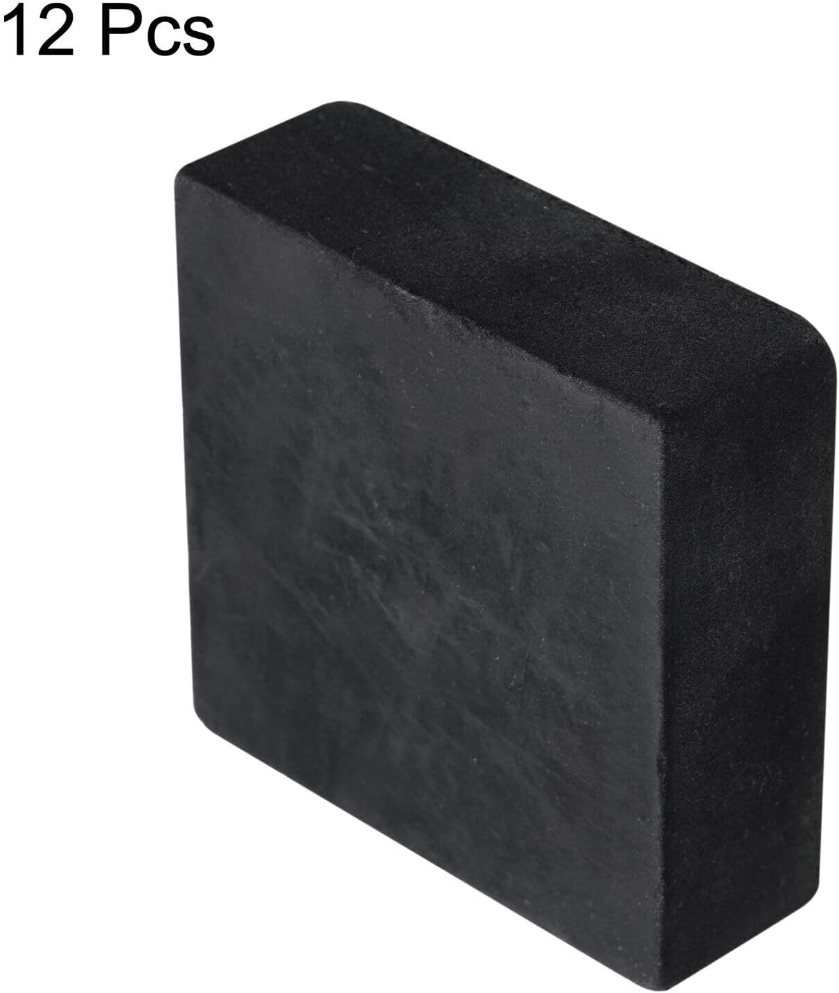 Toolparts And Accessories 12pcs Rubber Anti-Vibration Pads Hard Pads 50mm X 50mm X 20mm Square (#CN#130824-04911)