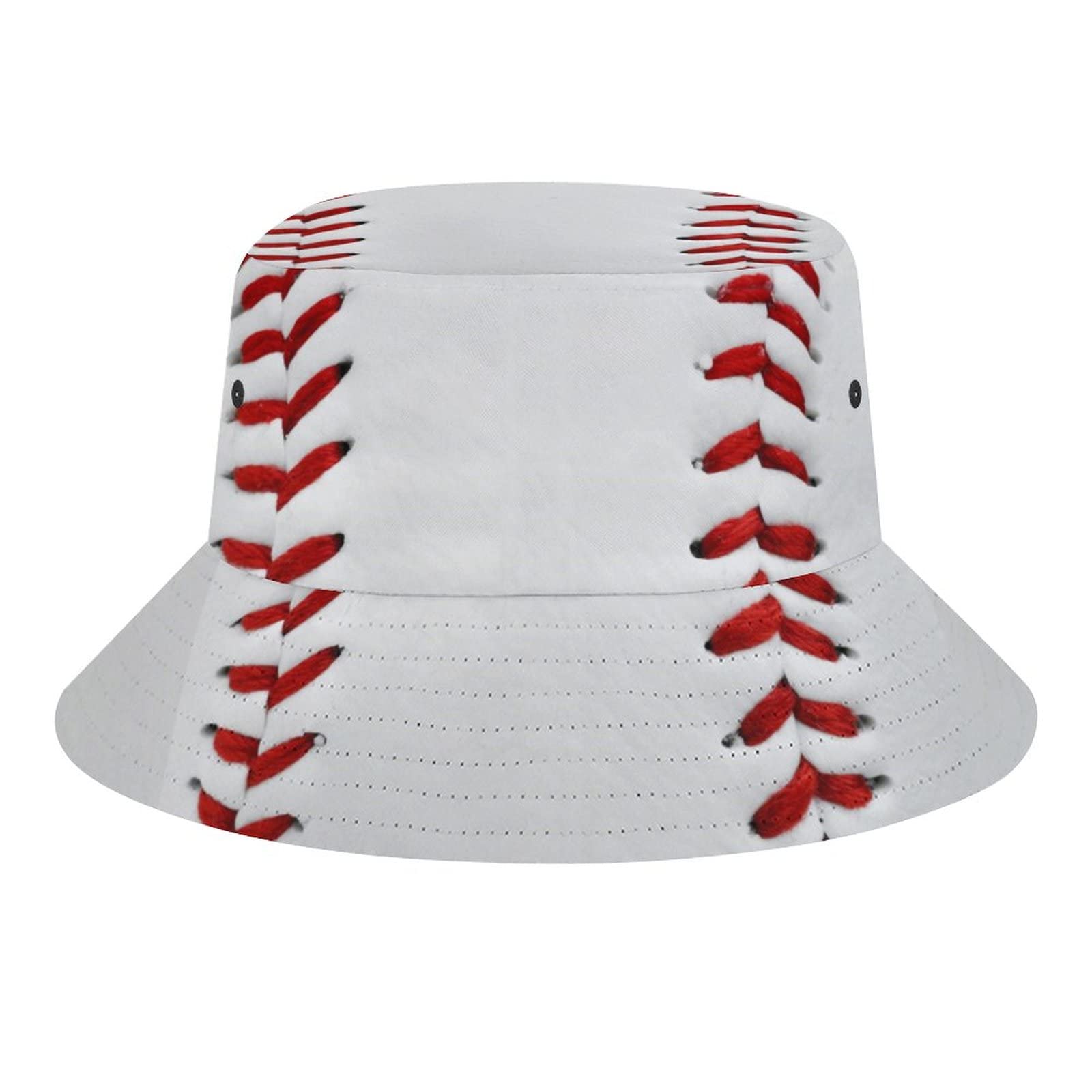 Softball Baseball Bucket Hat for Women Sports Ball Fisherman Cap Sports Ball Sun Hat for Men Sports Ball Hats for Teens Summer Outdoor Beach