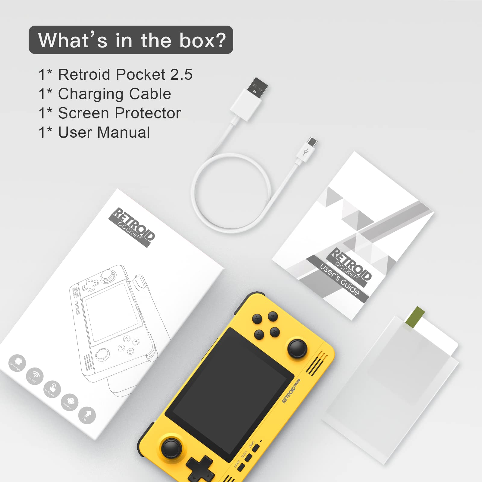 Buy Retroid Pocket 2 Plus Retro Game Handheld Console, Retroid Pocket 2